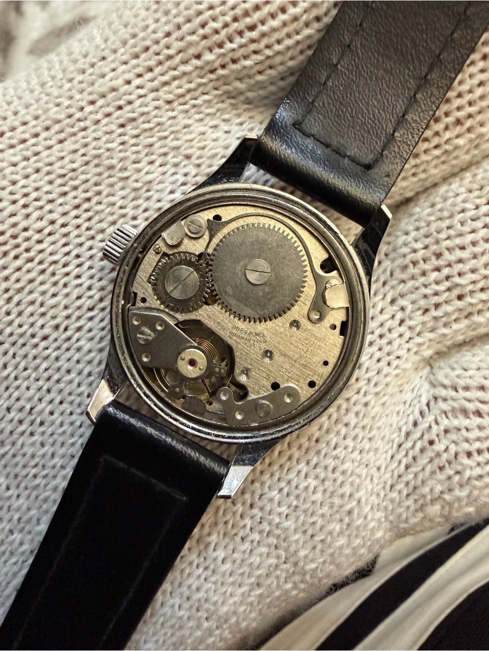 Vintage Mickey Mouse Watch Swiss Movement BFG 866 Manual Wind - For Parts/Repair